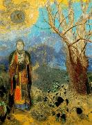 Odilon Redon The Buddha, oil on canvas